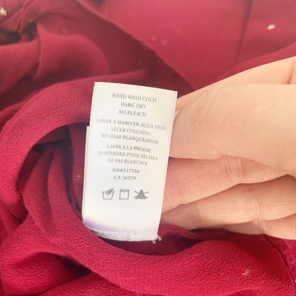 Rails Sloane Red Rogue Gradient Stars Button Front Shirt Women's Size Small S - Picture 9 of 10